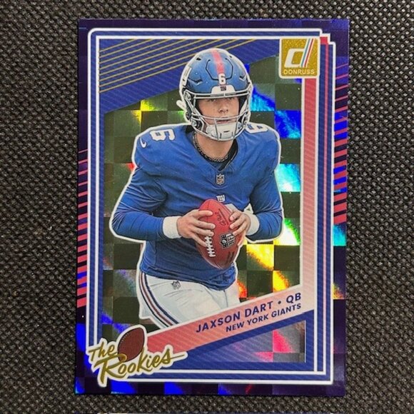 2025 Panini Donruss Jaxson Dart The Rookies Insert #2 New York Giants (RC) - Picture 1 of 2